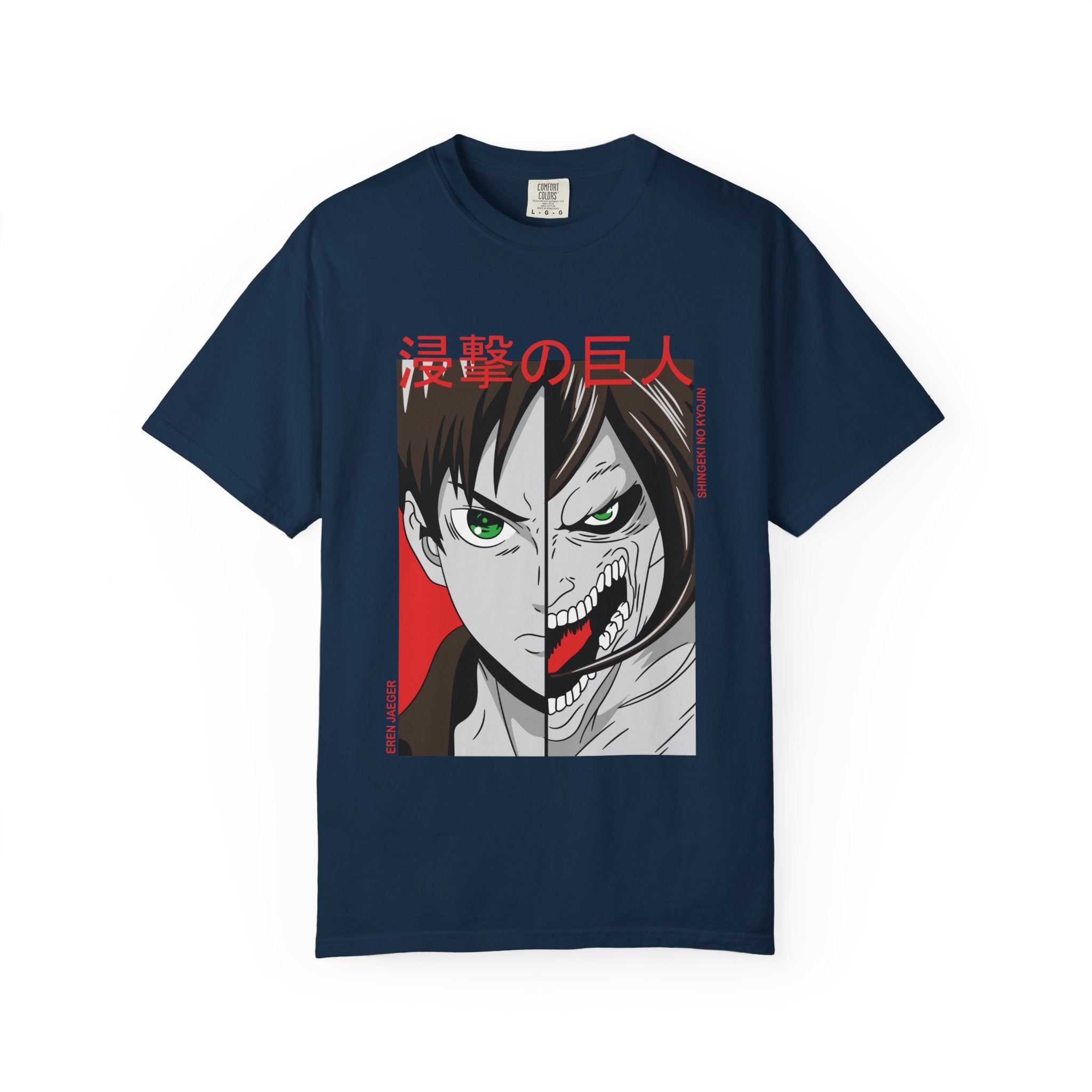 Attack on Titan Eren Split-Face Graphic T-Shirt