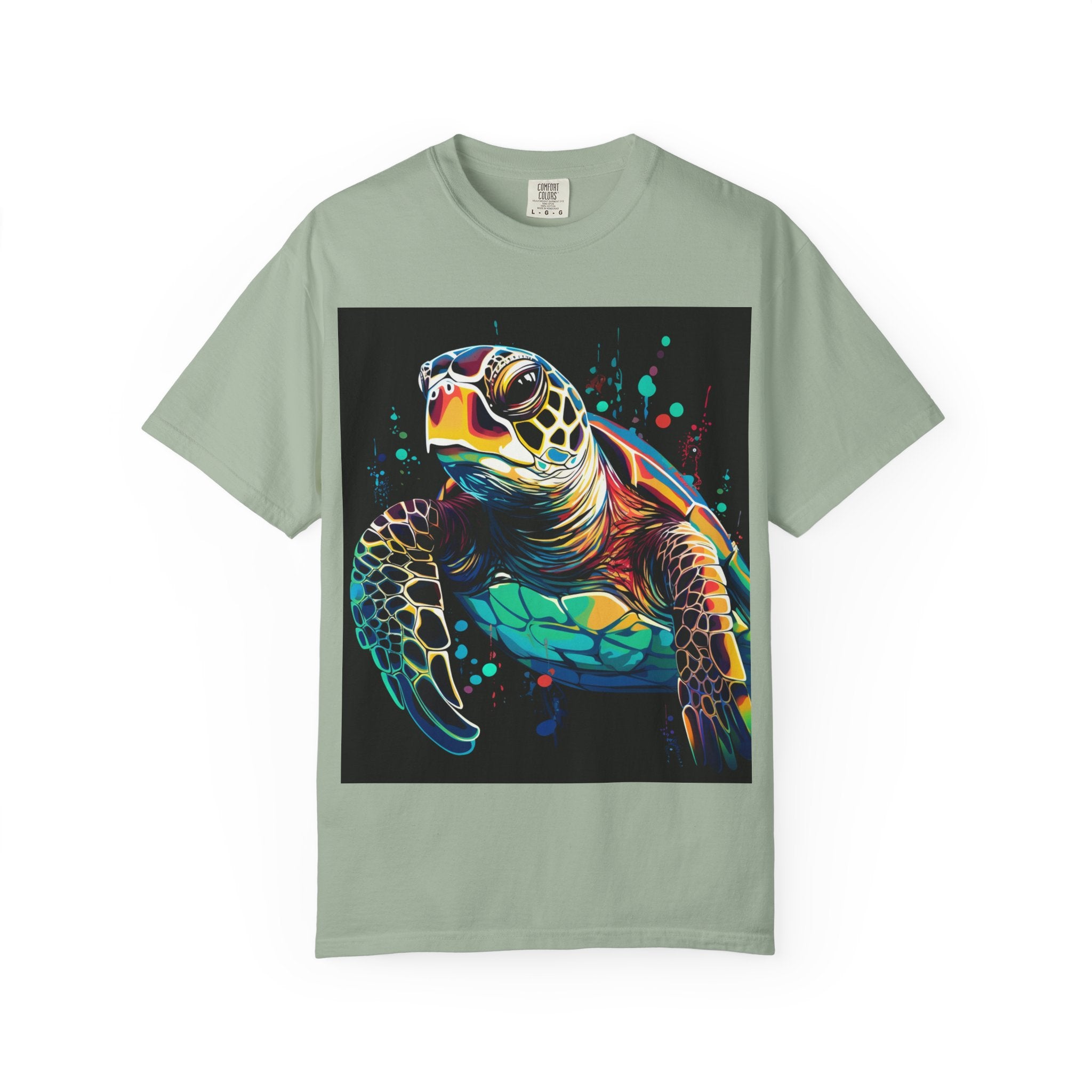 Sea Turtle Graphic T-Shirt — Colorful Ocean Wildlife Tee