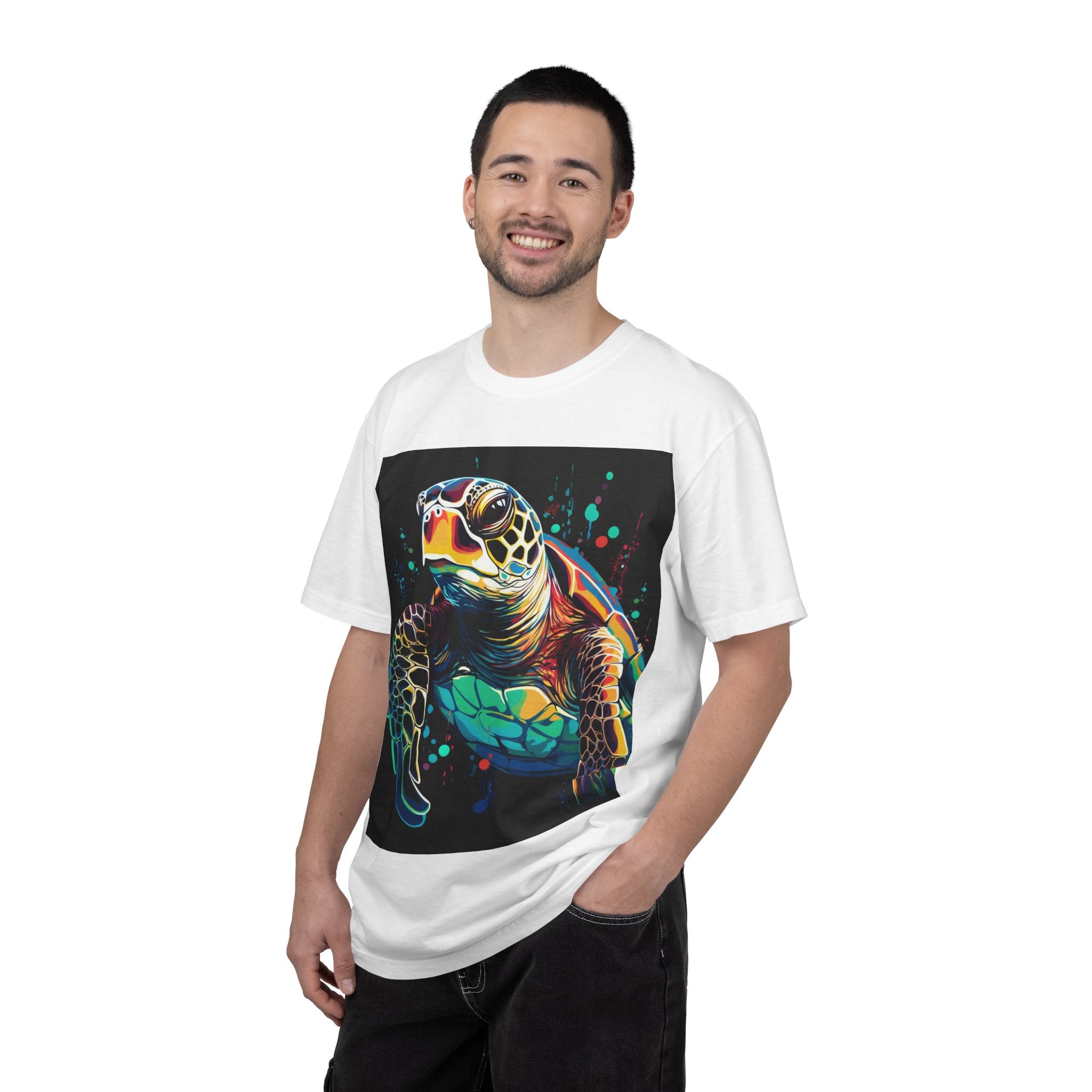 Sea Turtle Graphic T-Shirt — Colorful Ocean Wildlife Tee