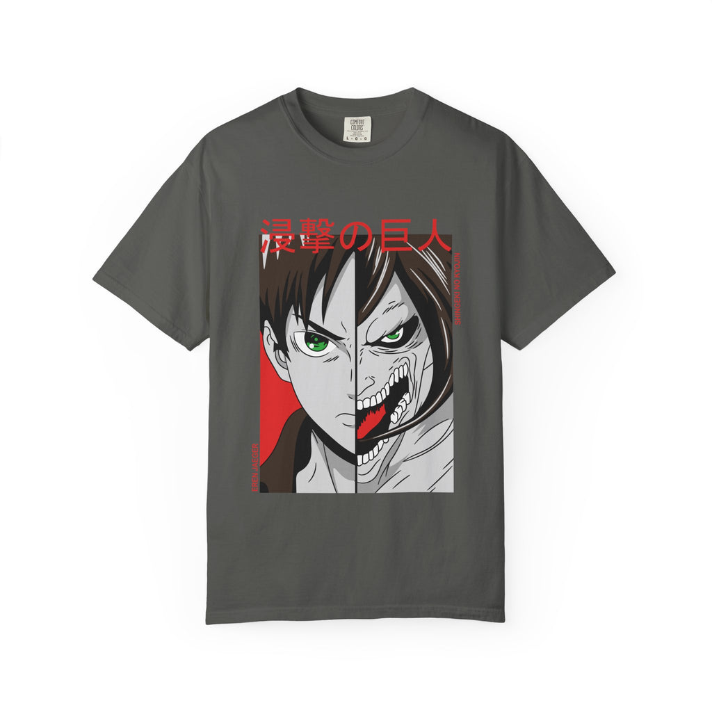 Attack on Titan Eren Split-Face Graphic T-Shirt