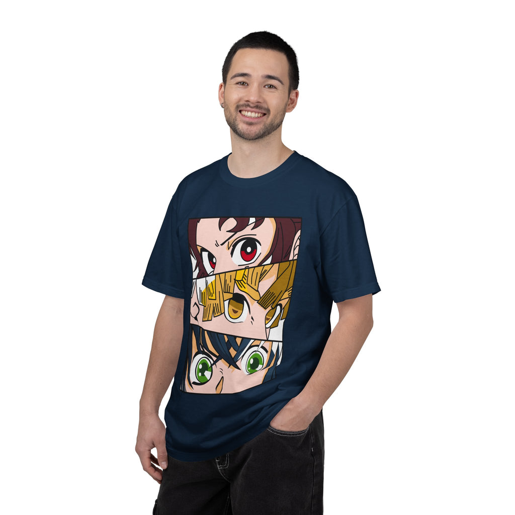 Anime Trio Eyes T-Shirt — Demon Squad Graphic Tee