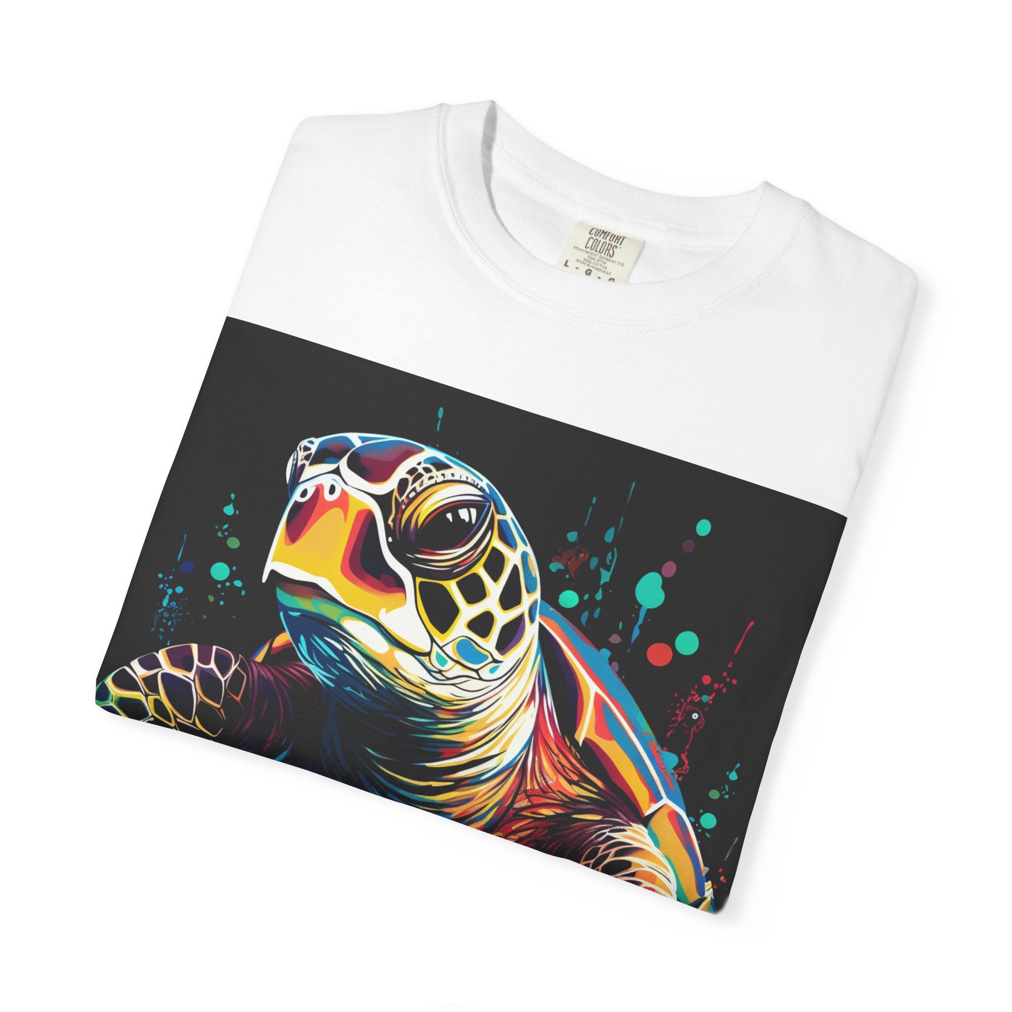 Sea Turtle Graphic T-Shirt — Colorful Ocean Wildlife Tee