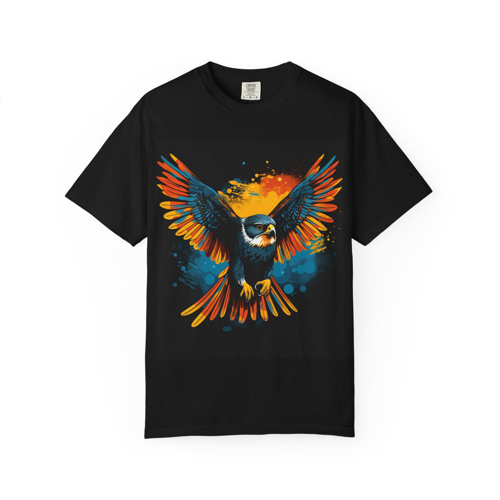 Soaring Colorful Eagle T-Shirt — Vibrant Bird Graphic Tee