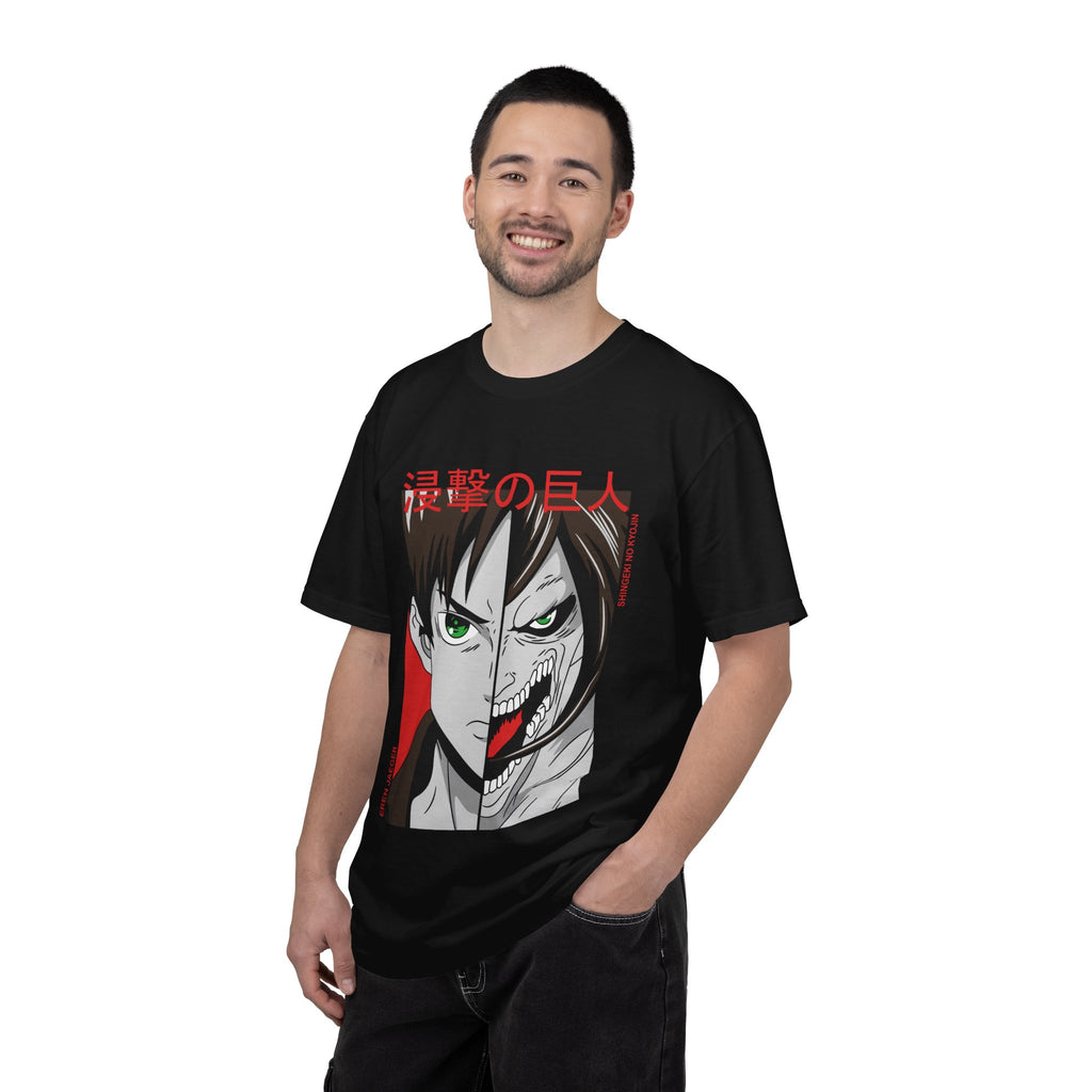 Attack on Titan Eren Split-Face Graphic T-Shirt