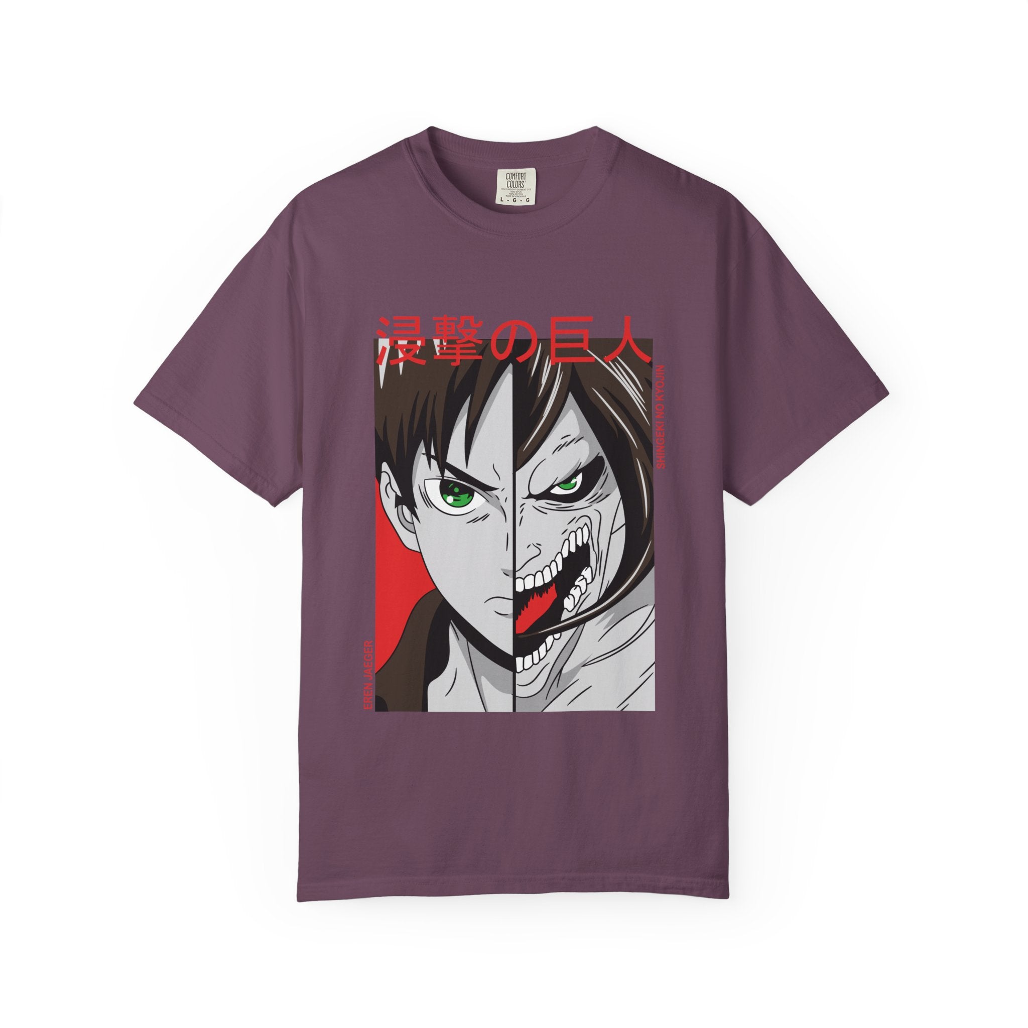 Attack on Titan Eren Split-Face Graphic T-Shirt