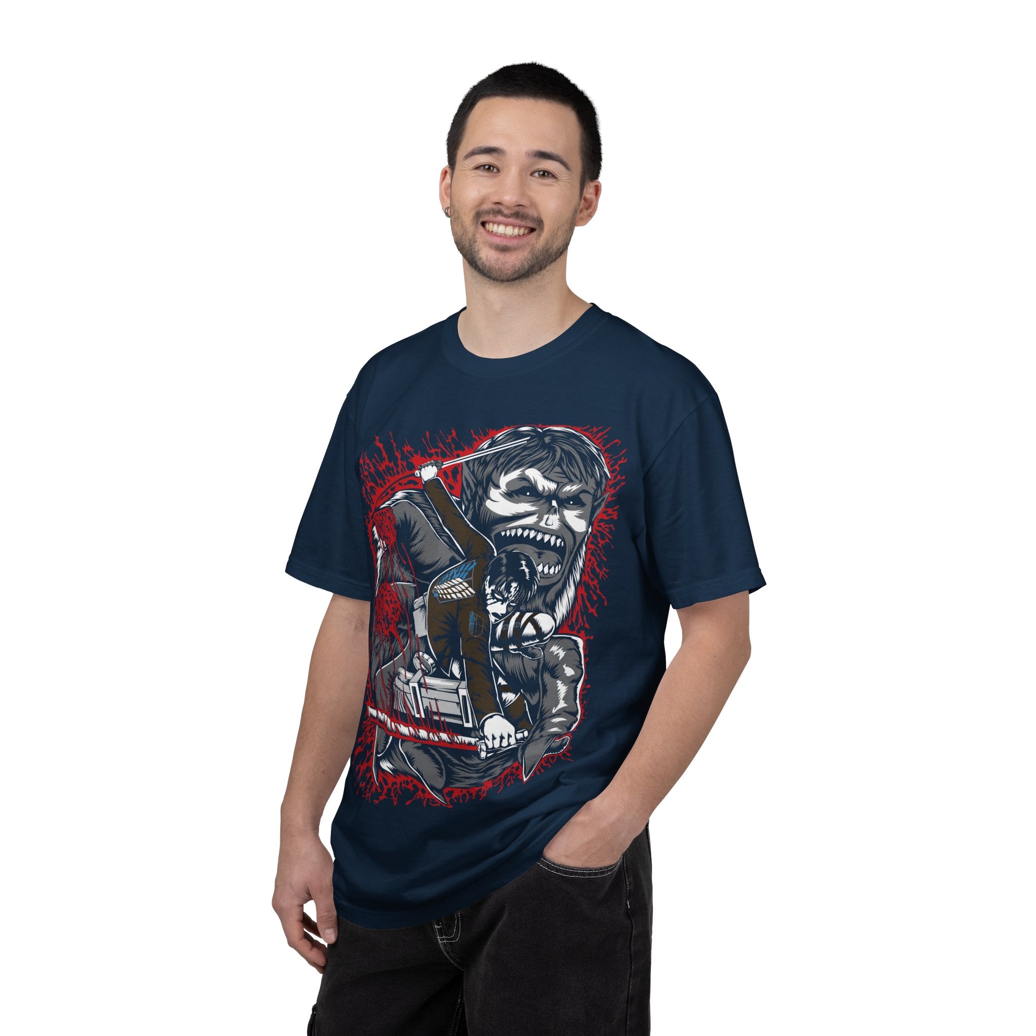 Skull Drummer Graphic T-Shirt — Heavy Metal Band Tee