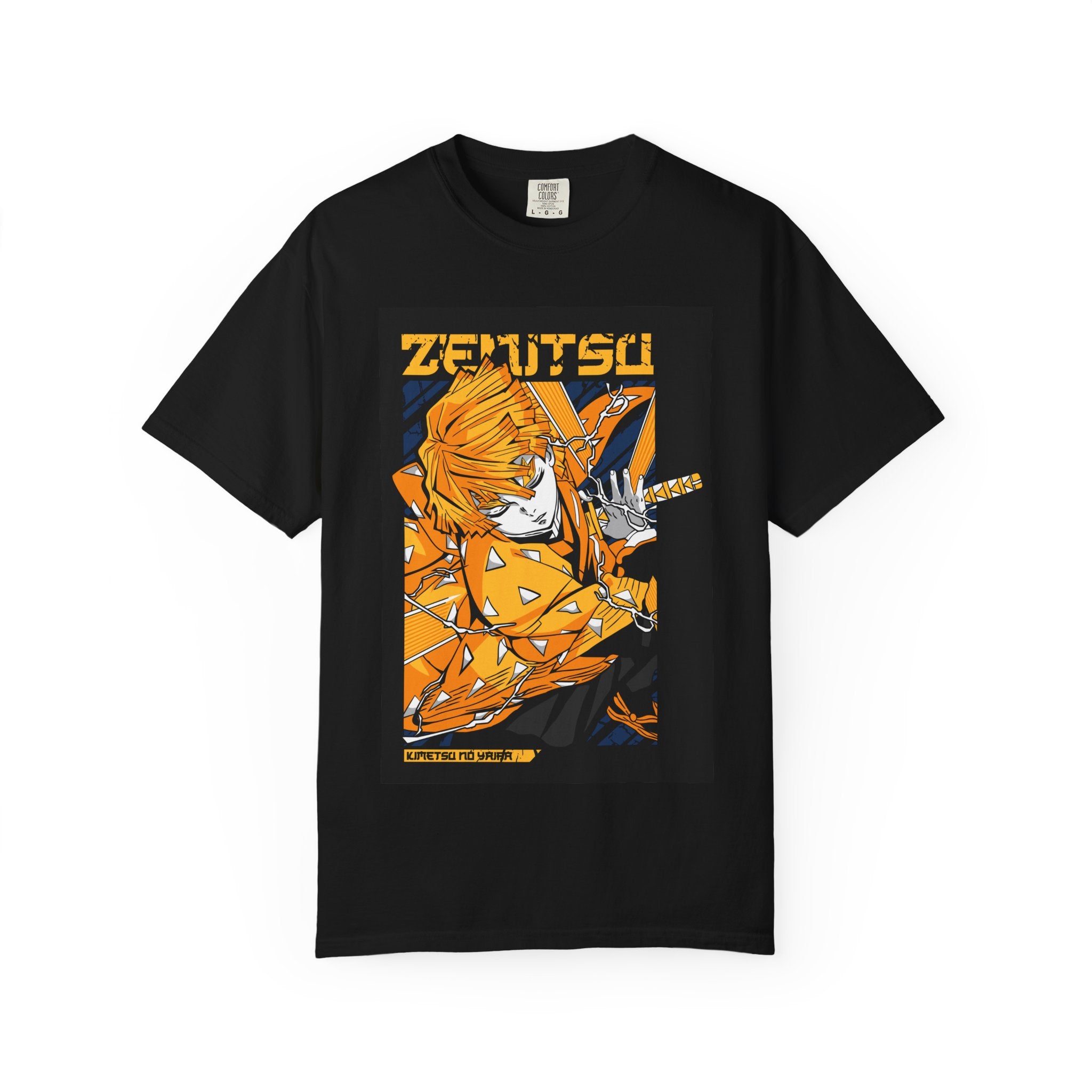 Zenitsu Anime T-Shirt — Lightning Blade Demon Slayer Graphic Tee