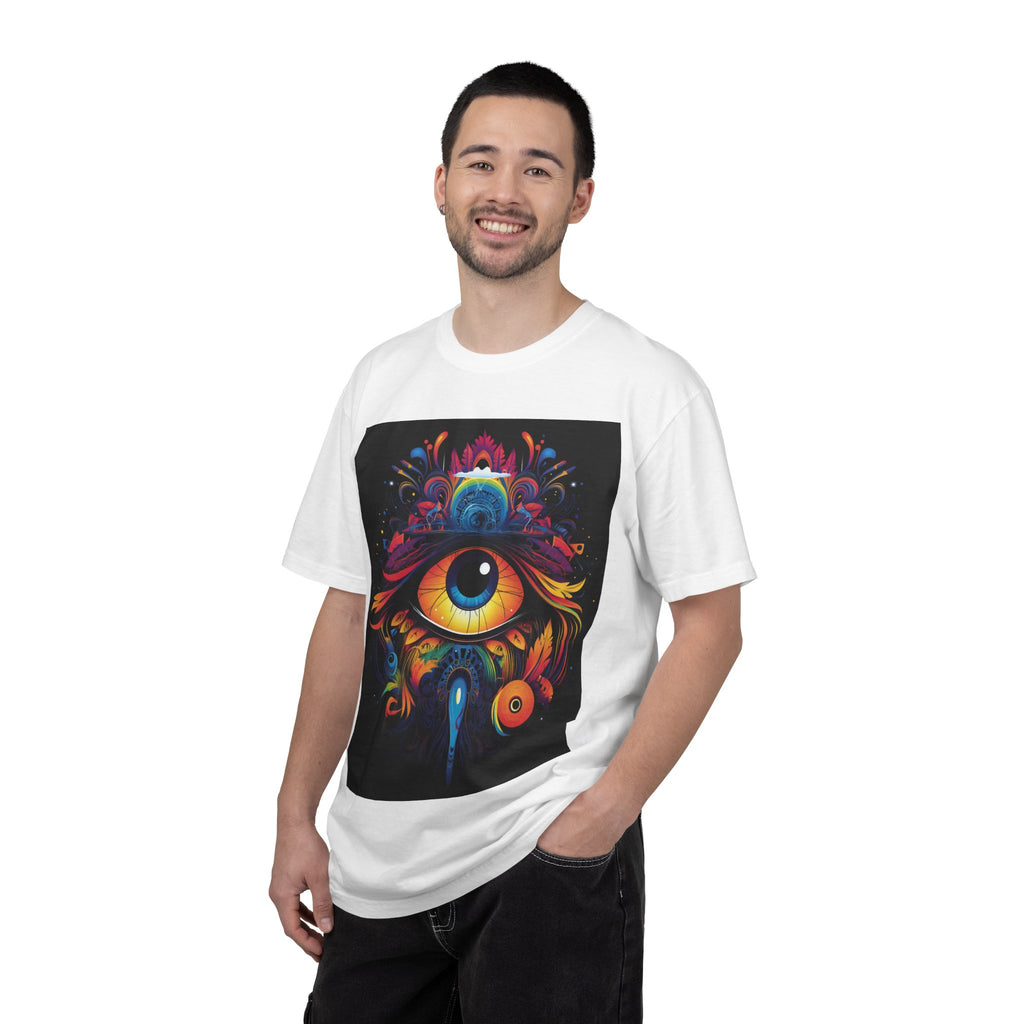 Psychedelic Third Eye T-Shirt — Vibrant Mystic Eye Graphic Tee