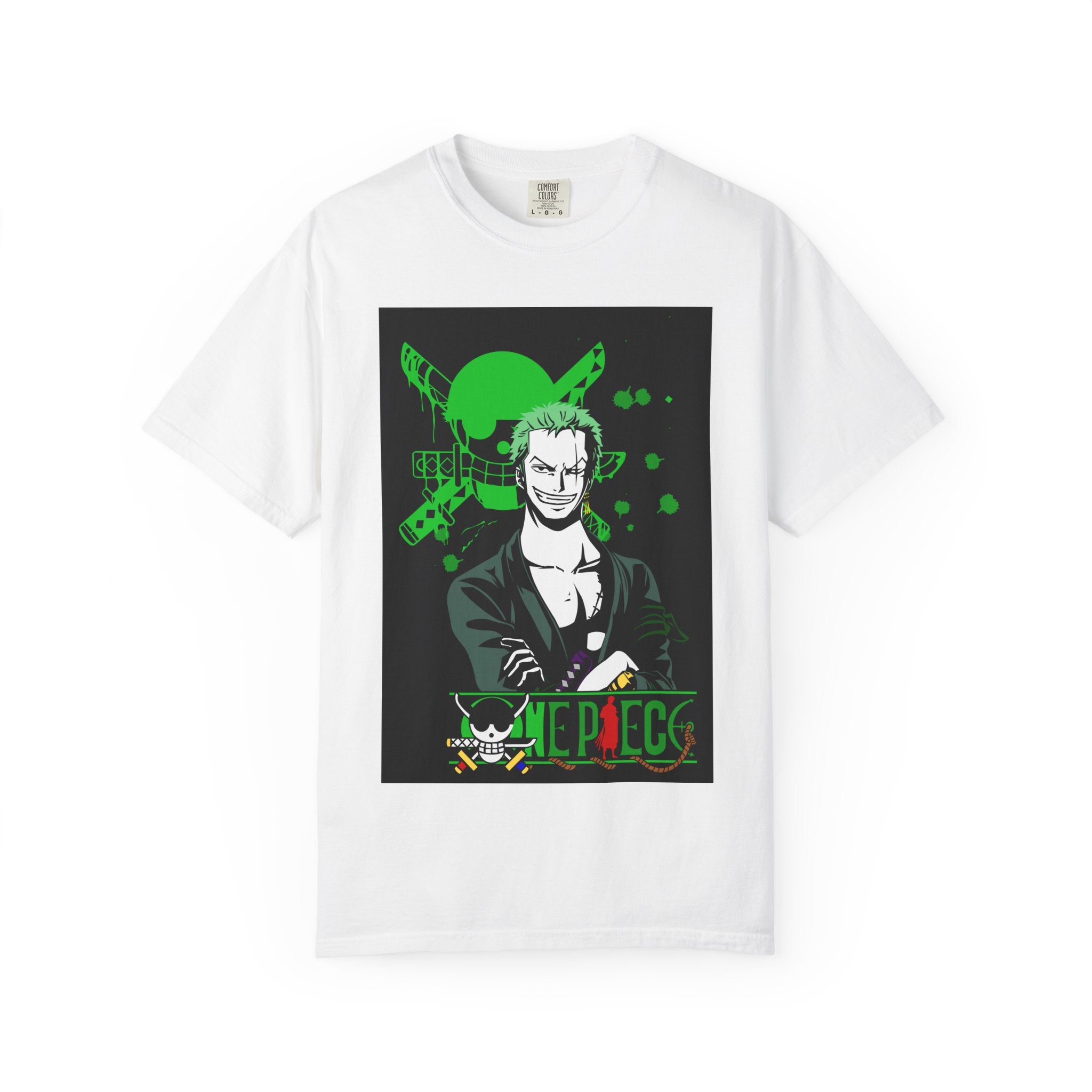 Graphic T-Shirt — Anime Pirate Skull Crew Design