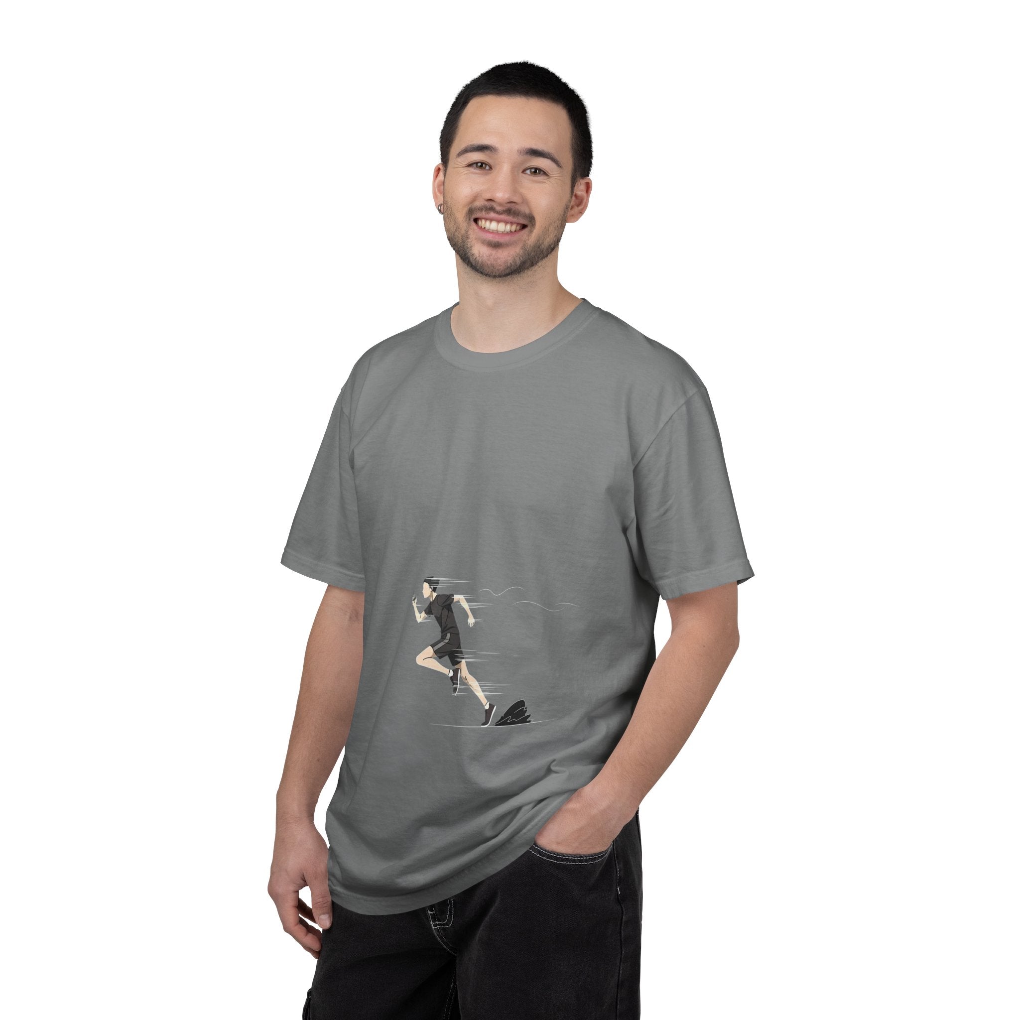 T-Shirt — Minimal Skateboarder Illustration Tee