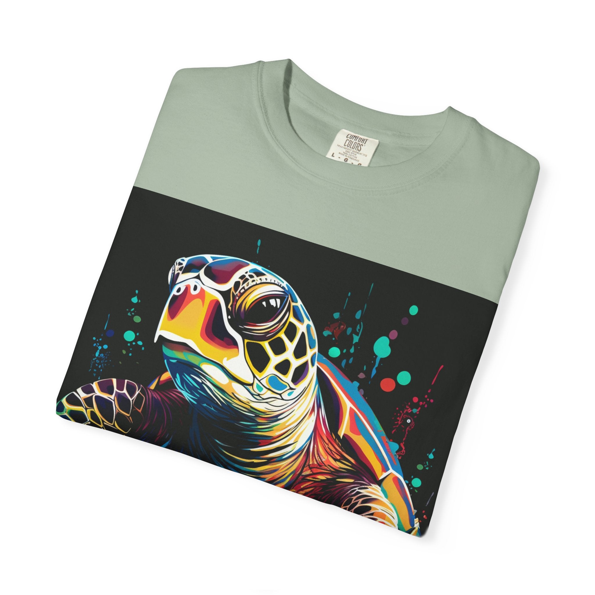 Sea Turtle Graphic T-Shirt — Colorful Ocean Wildlife Tee