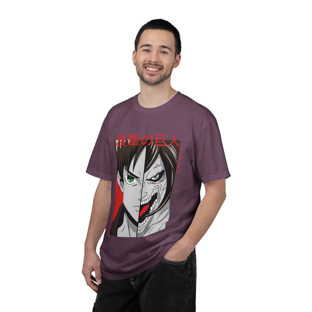 Attack on Titan Eren Split-Face Graphic T-Shirt