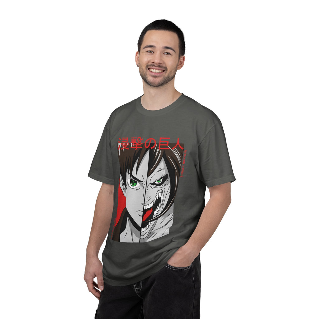 Attack on Titan Eren Split-Face Graphic T-Shirt