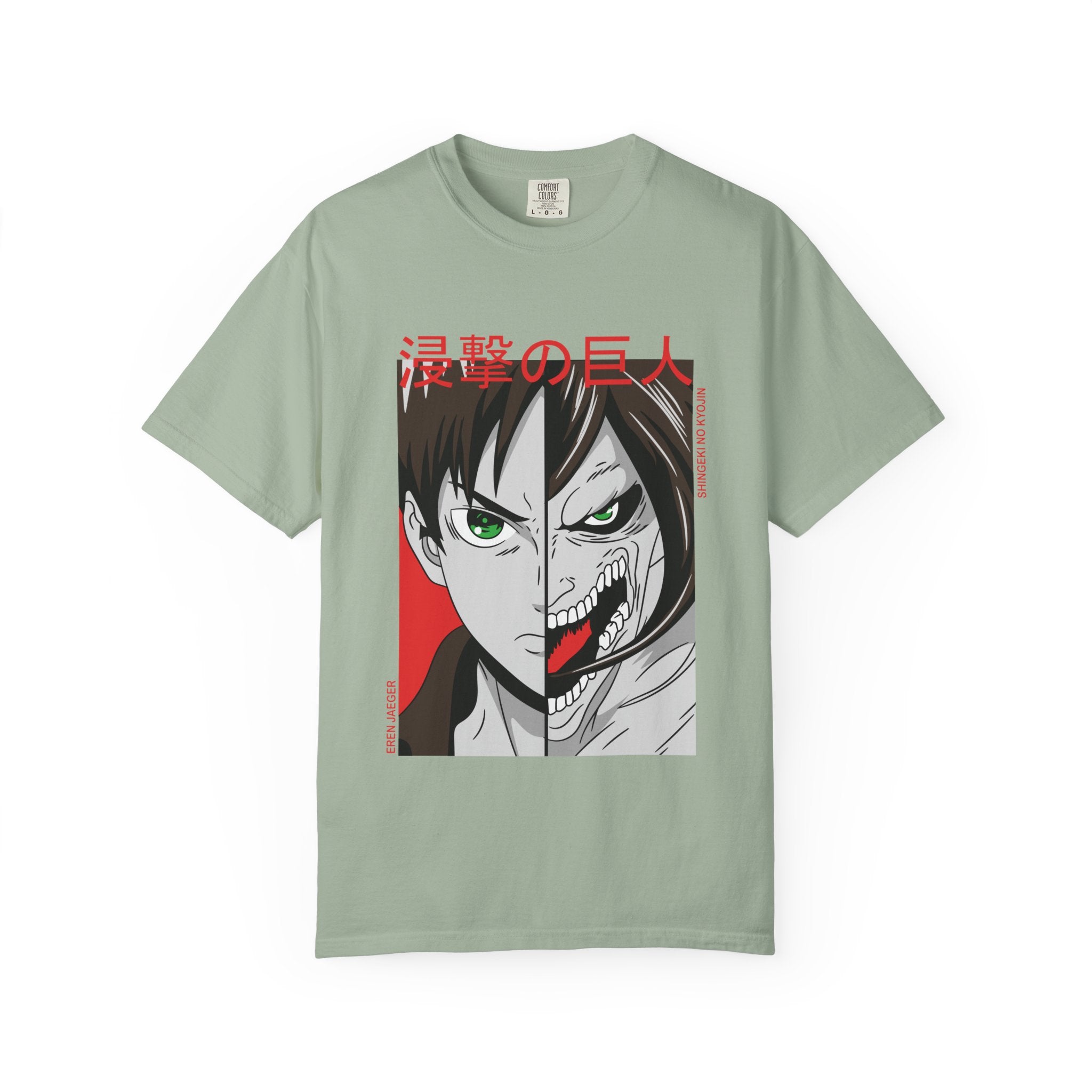 Attack on Titan Eren Split-Face Graphic T-Shirt
