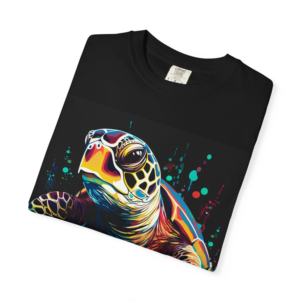 Sea Turtle Graphic T-Shirt — Colorful Ocean Wildlife Tee