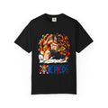 Anime Flame Fighter Graphic T-Shirt