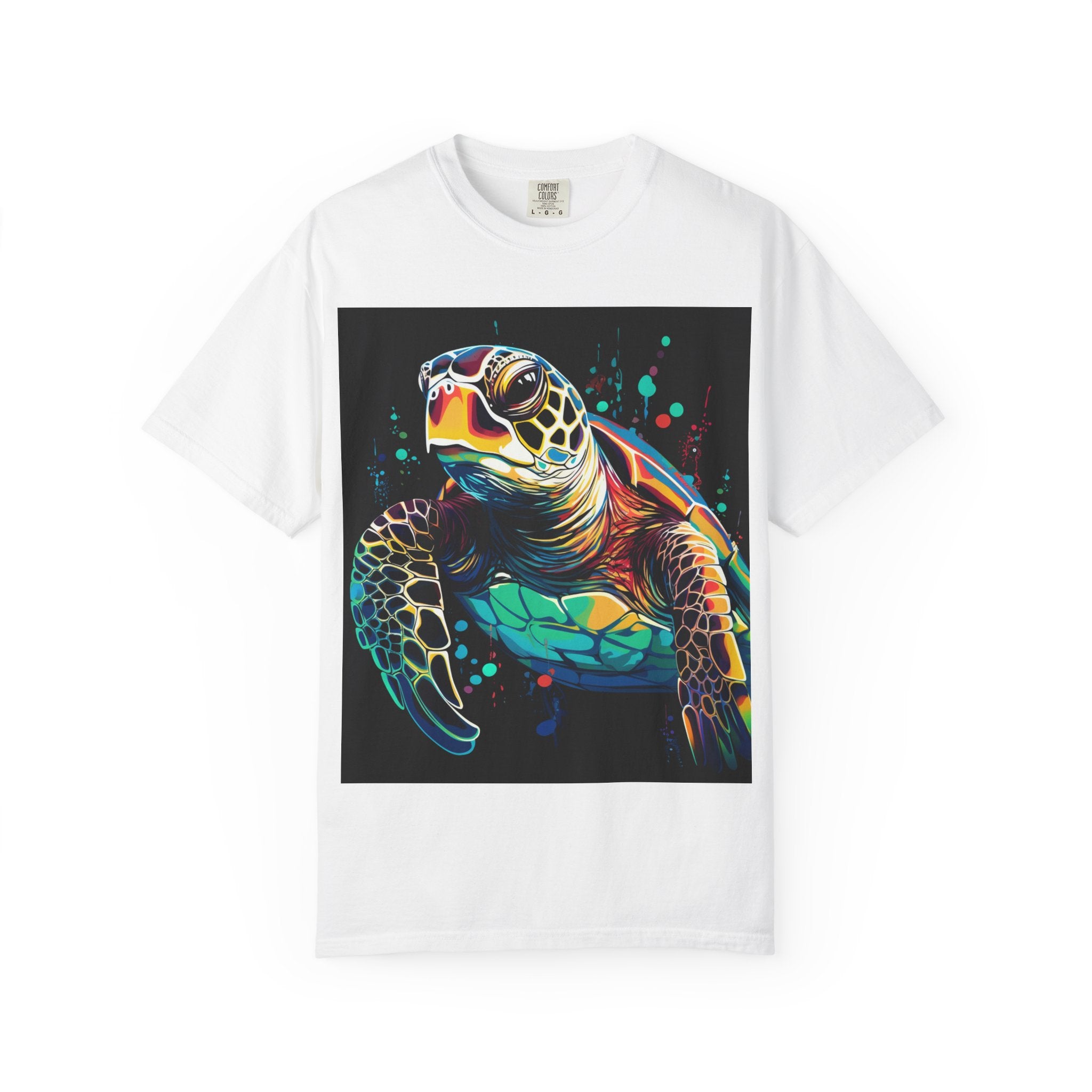 Sea Turtle Graphic T-Shirt — Colorful Ocean Wildlife Tee
