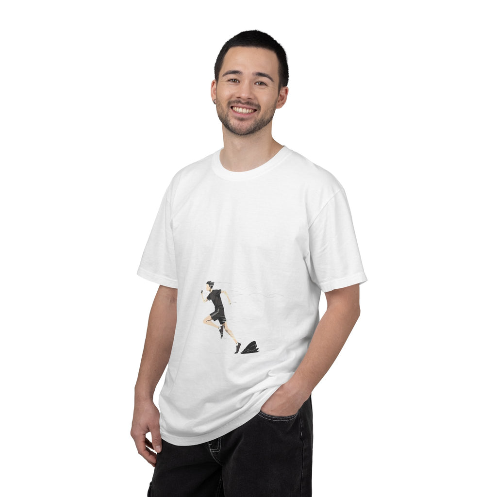 T-Shirt — Minimal Skateboarder Illustration Tee