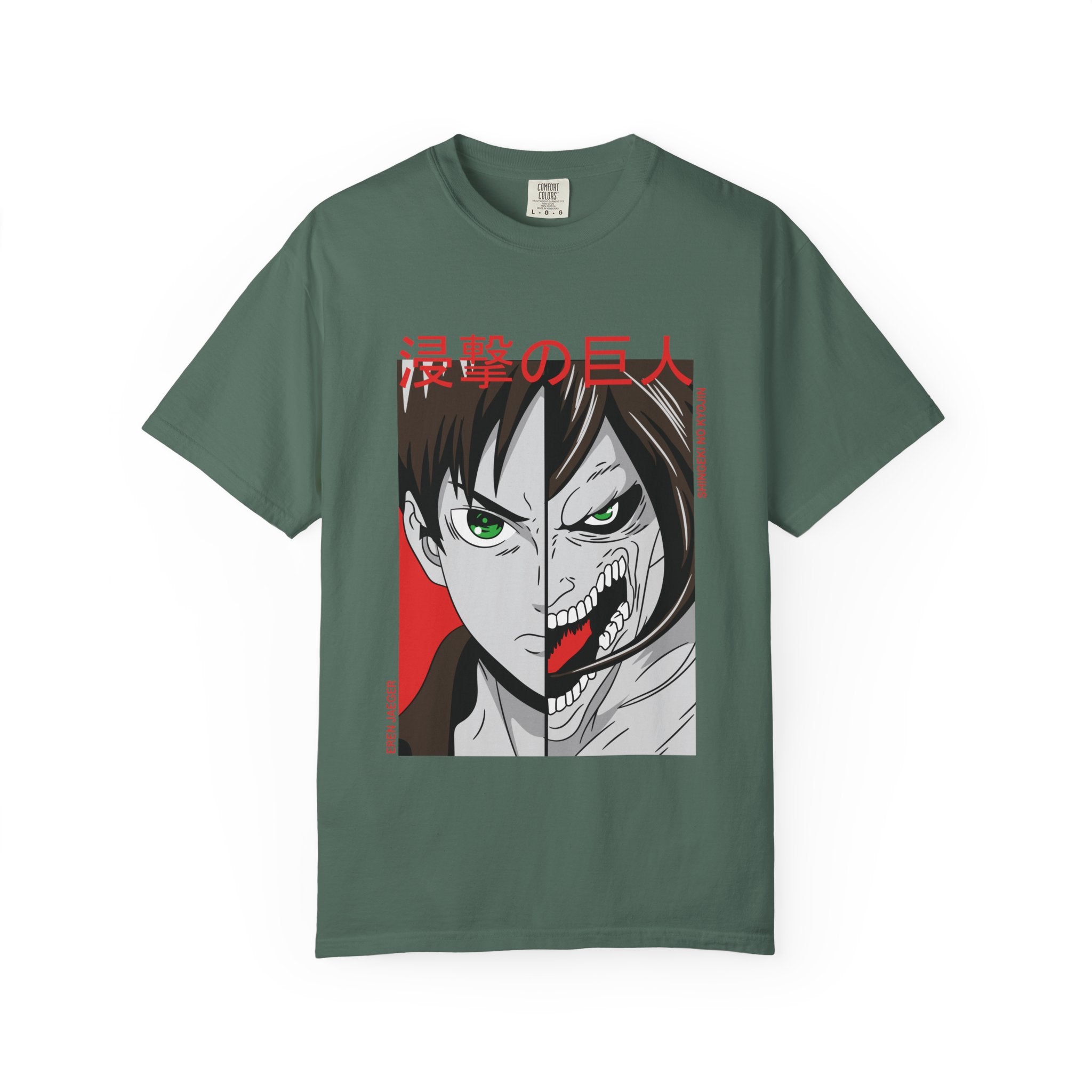 Attack on Titan Eren Split-Face Graphic T-Shirt