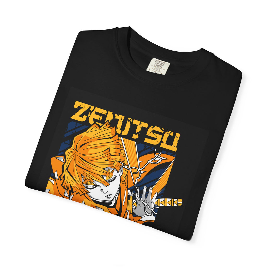 Zenitsu Anime T-Shirt — Lightning Blade Demon Slayer Graphic Tee