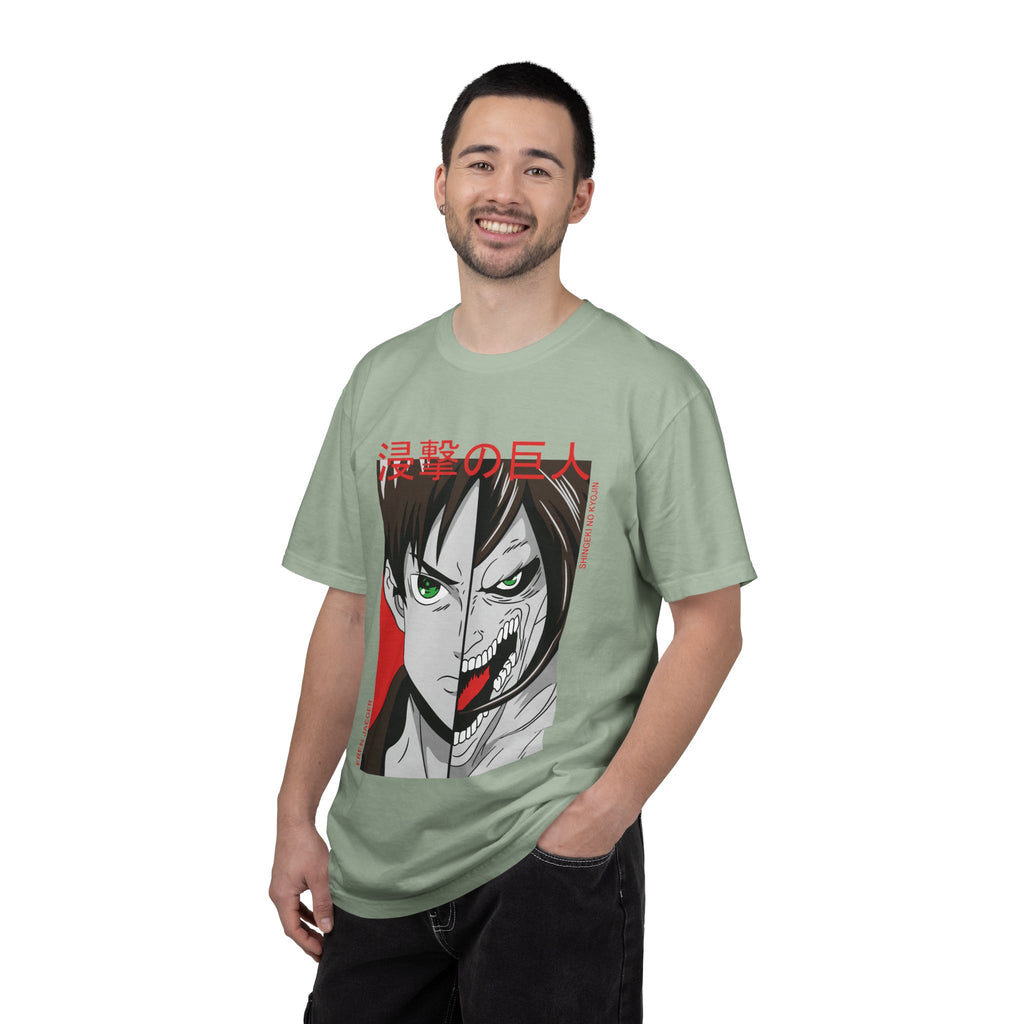 Attack on Titan Eren Split-Face Graphic T-Shirt