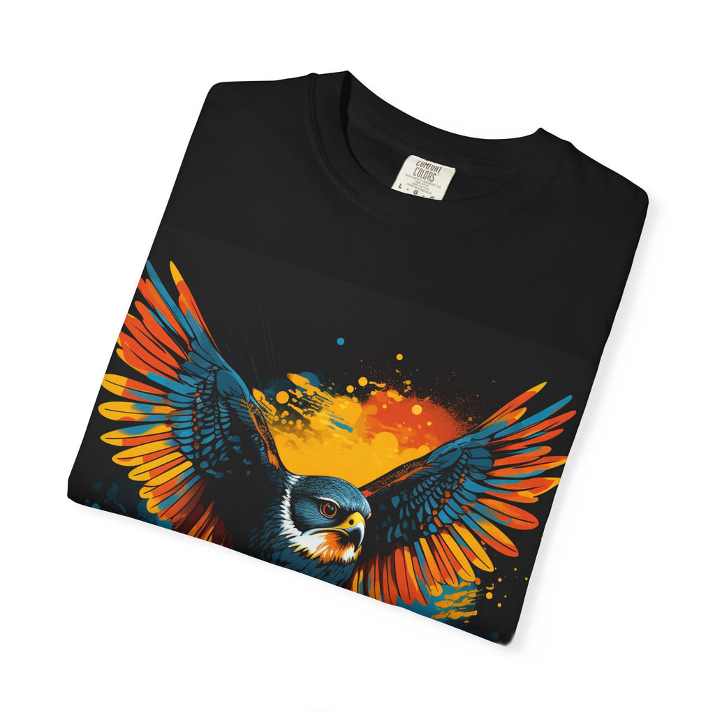 Soaring Colorful Eagle T-Shirt — Vibrant Bird Graphic Tee