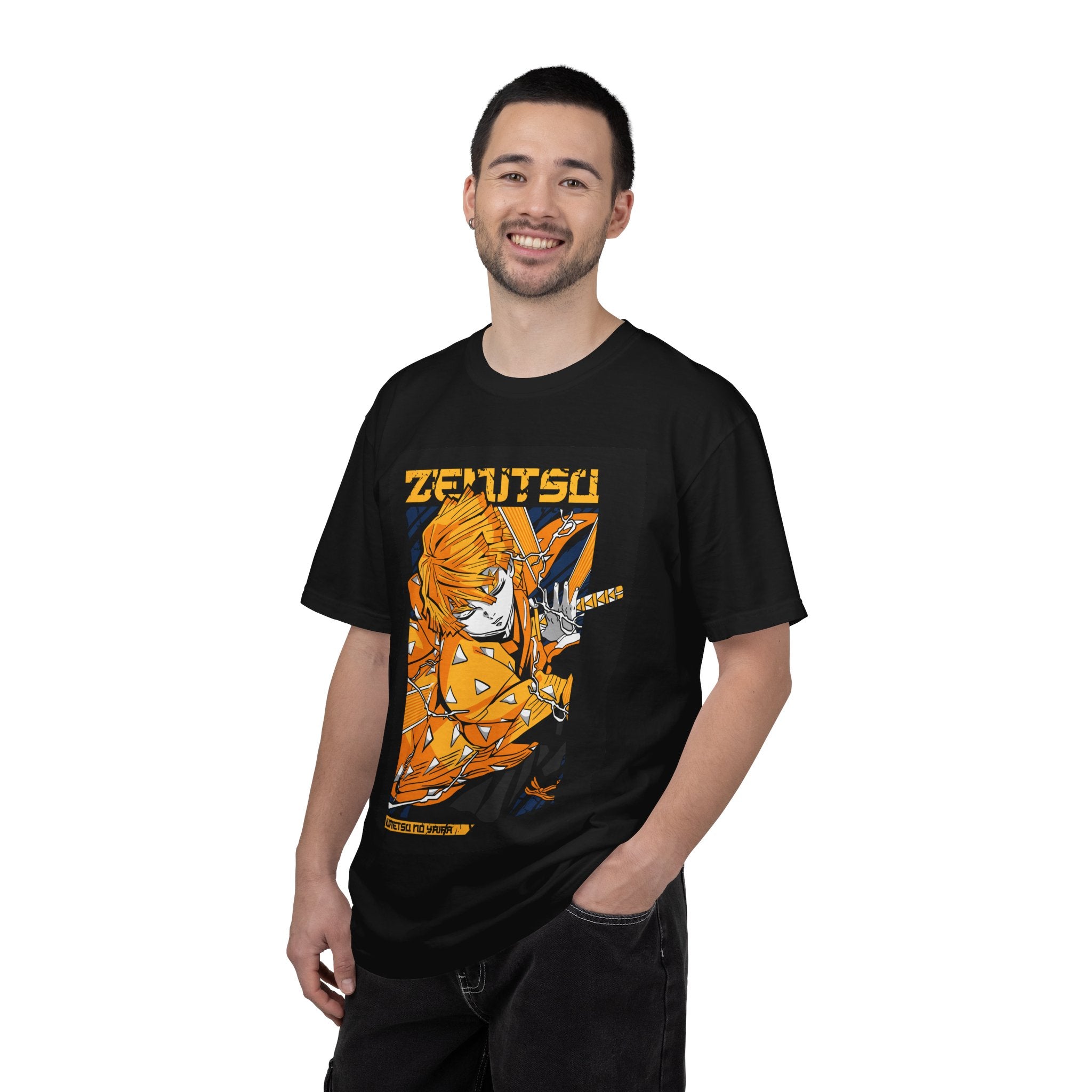 Zenitsu Anime T-Shirt — Lightning Blade Demon Slayer Graphic Tee