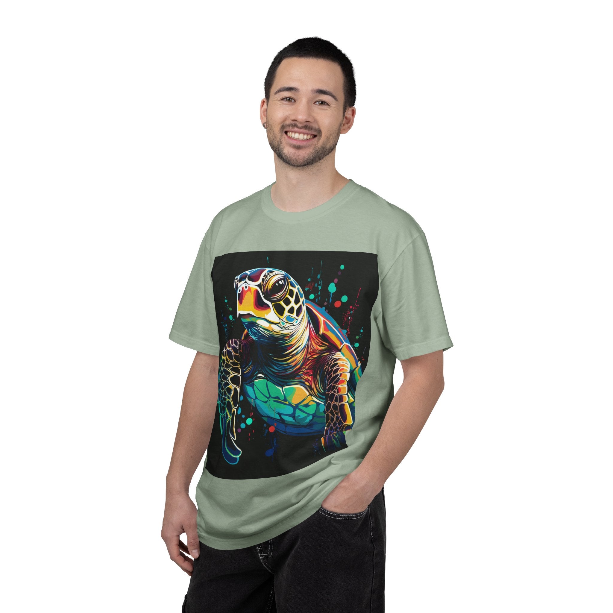 Sea Turtle Graphic T-Shirt — Colorful Ocean Wildlife Tee
