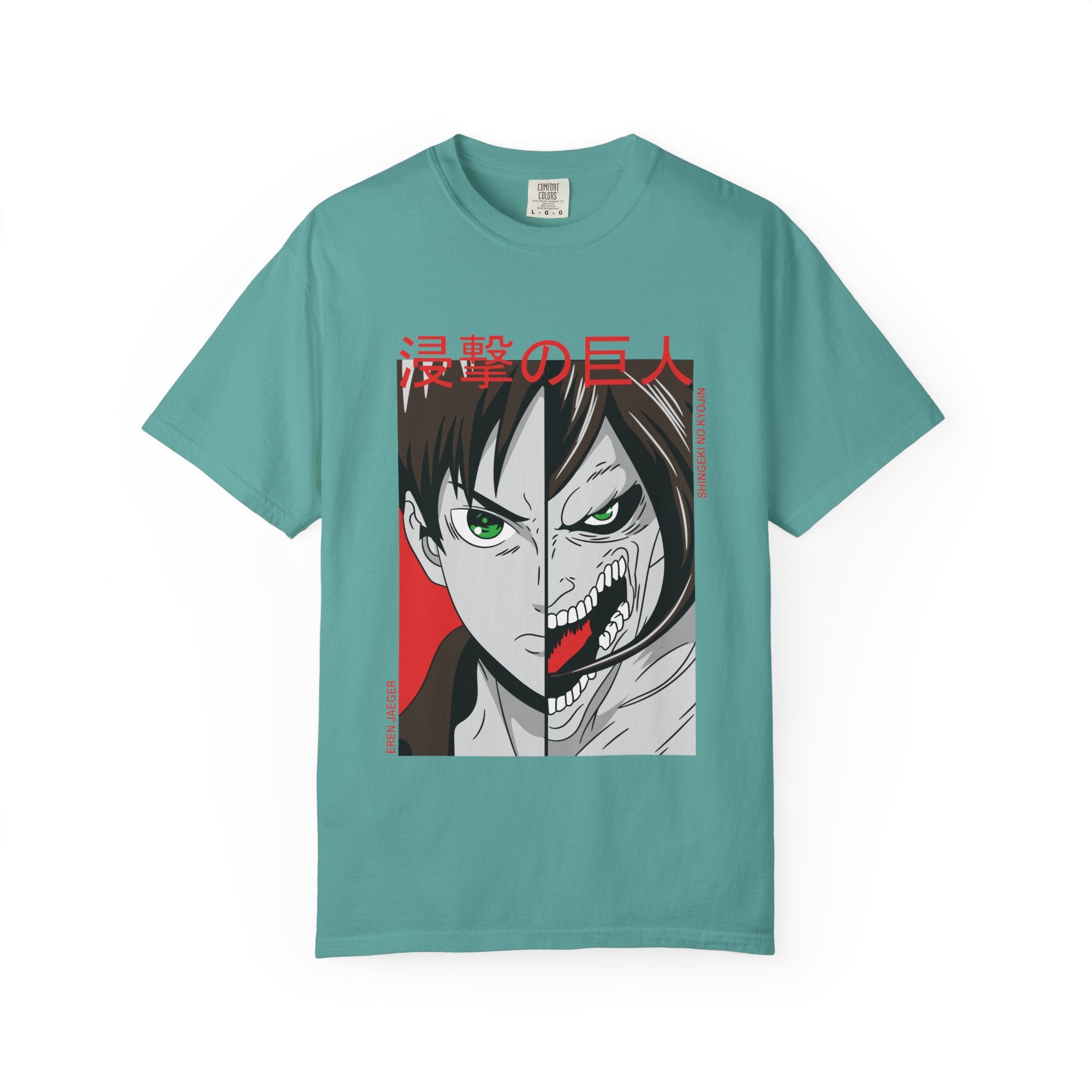 Attack on Titan Eren Split-Face Graphic T-Shirt